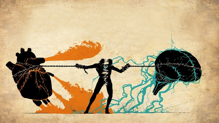 abstract, fire, anatomy, brain, lightning, artwork