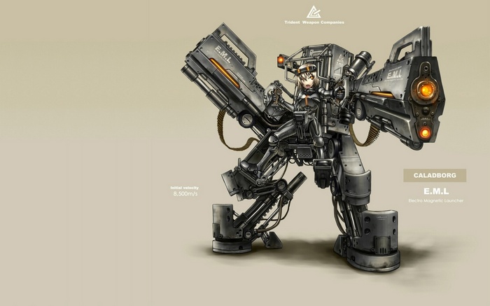 CALADBORG E.M.L. Electro Magnetic Launcher