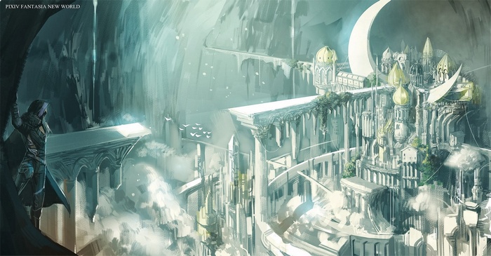 Pixiv Fantasia New World Fantasy City Ruins