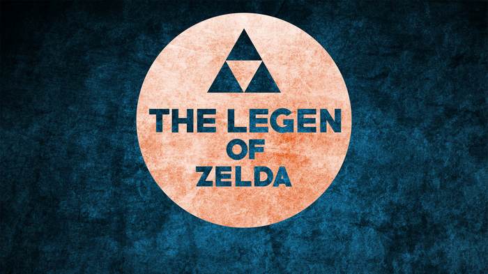 The Legend of Zelda logo with Triforce symbol