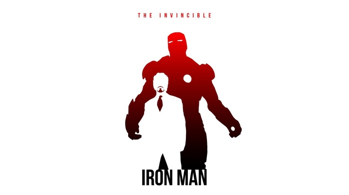 The Invincible Iron Man Silhouette