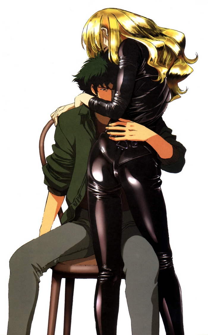 Spike Spiegel and Julia from Cowboy Bebop