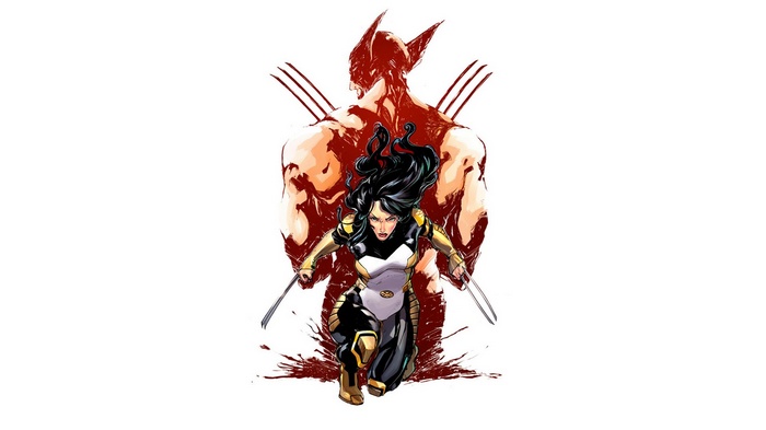 X-23 and Wolverine Artwork