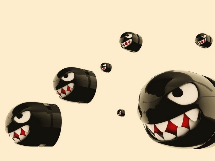 Super Mario Bros., Super Mario, CGI, render, video games, simple background, Bullet Bill