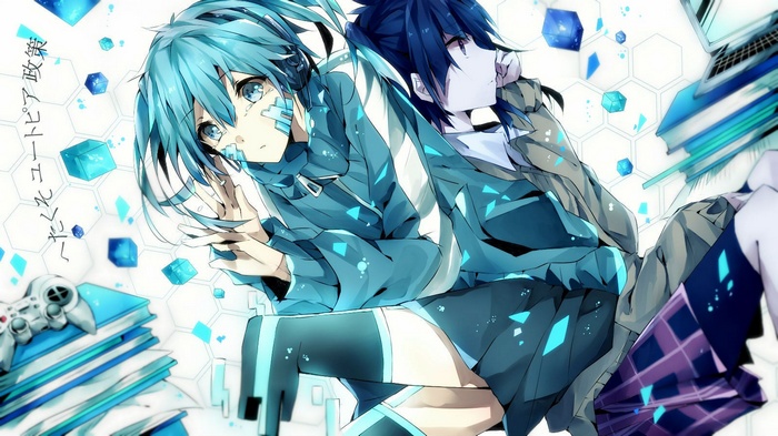 Enomoto Takane and Kagerou Project Anime Girls