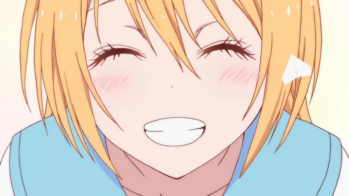 Chitoge Kirisaki from Nisekoi smiling