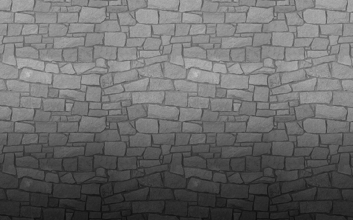 Monochrome stone wall texture pattern
