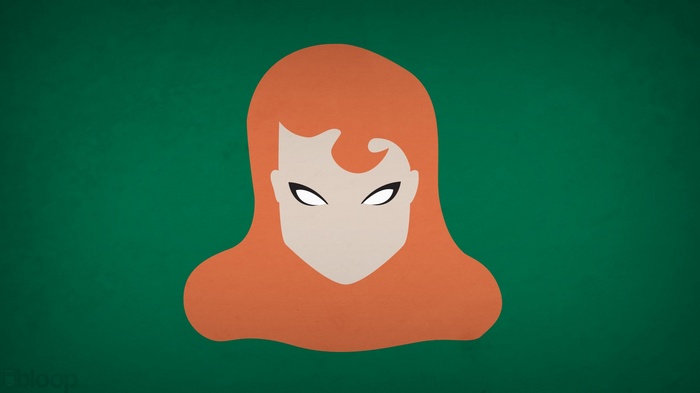 Minimalist Poison Ivy from DC Comics