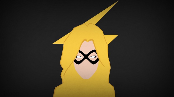 Ms. Marvel Minimalist Yellow Costume