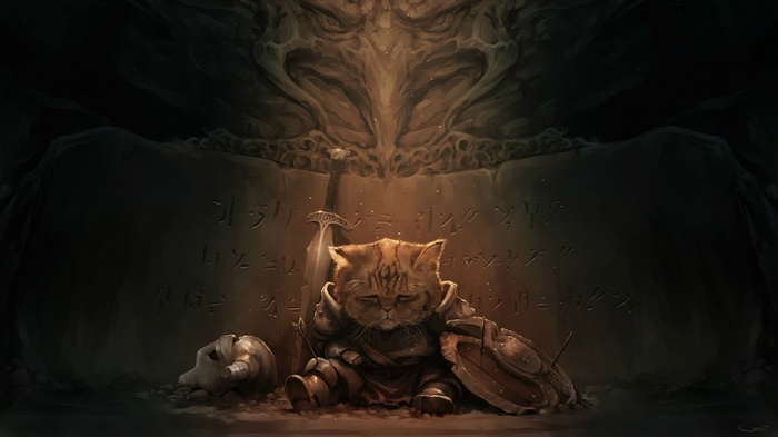 The Elder Scrolls V: Skyrim Cat Warrior
