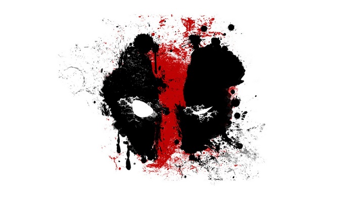 Deadpool Mask Splatter Artwork