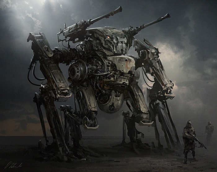 Darek Zabrocki science fiction robot artwork