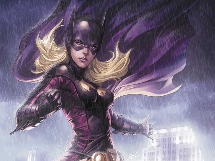 Batgirl in the Rain