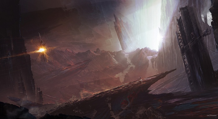 Kuldar Leement artwork of a science fiction landscape