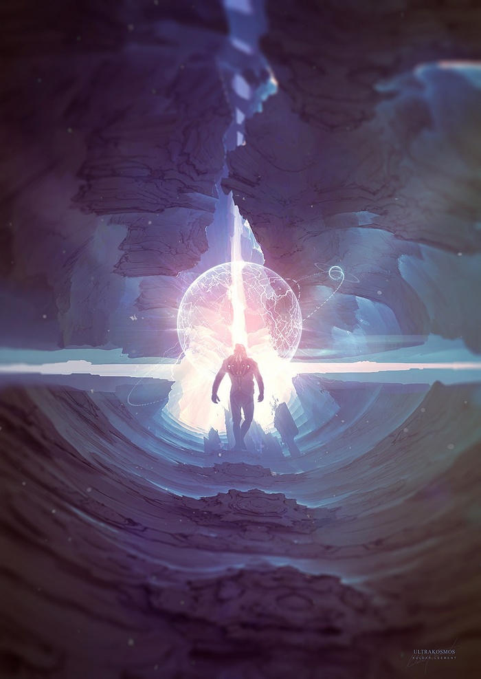 Kuldar Leement walks through a glowing portal