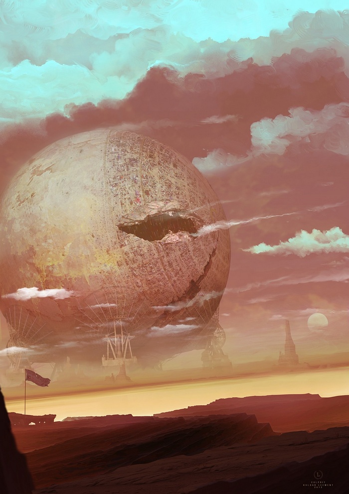 Kuldar Leement's futuristic science fiction artwork