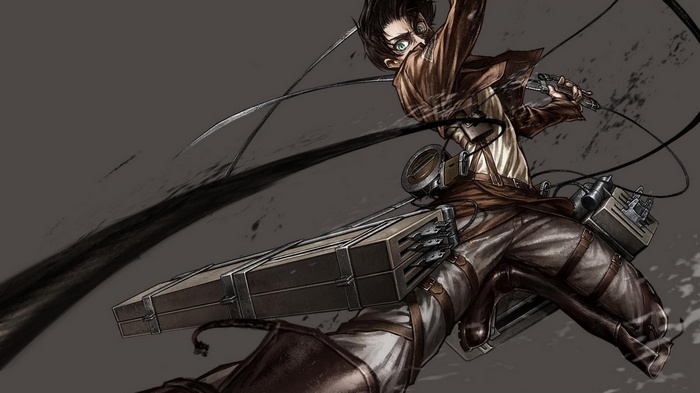 Eren Yeager in Attack on Titan Gear