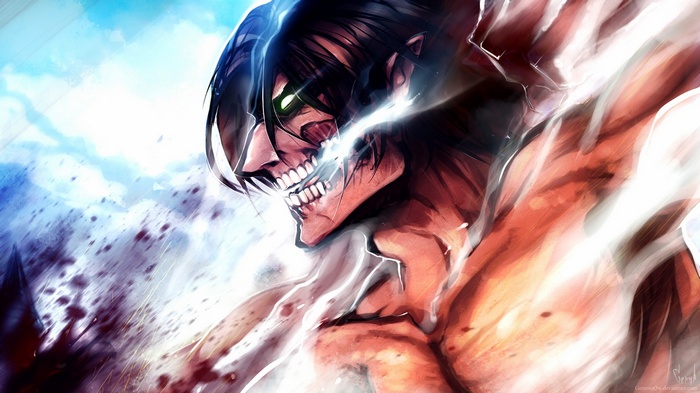 Eren Yeager in Attack on Titan