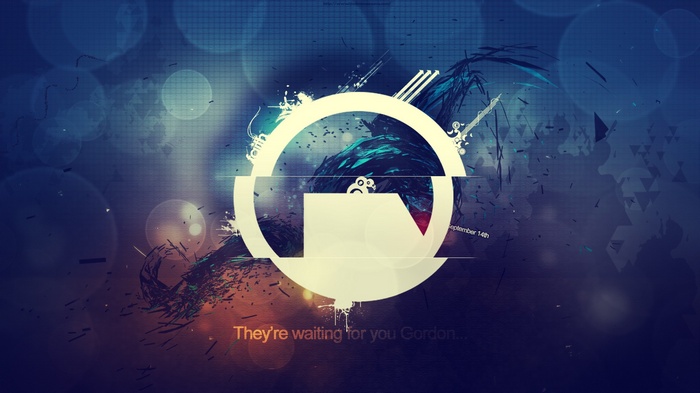 Half-Life Black Mesa Abstract Art