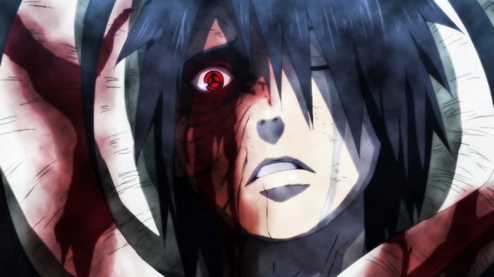 Sharingan, anime boys, Uchiha Obito, Naruto Shippuuden, anime