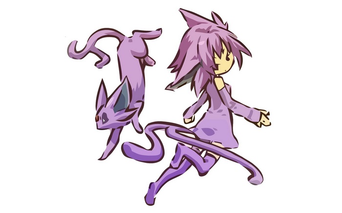 Espeon Gijinka and Pokémon
