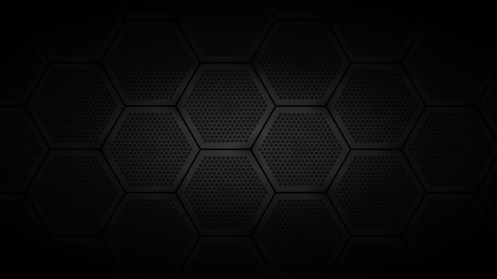Dark Hexagonal Pattern with Perforations