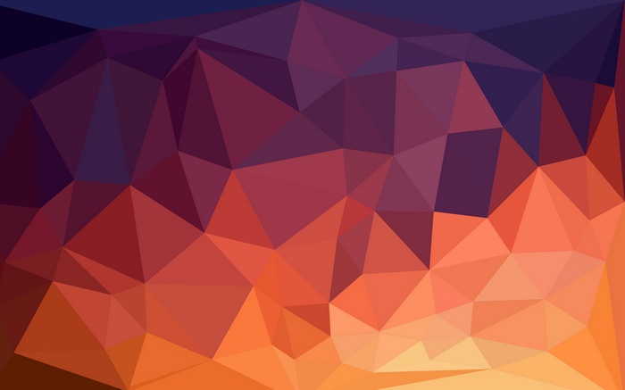 Low poly abstract background with gradient colors