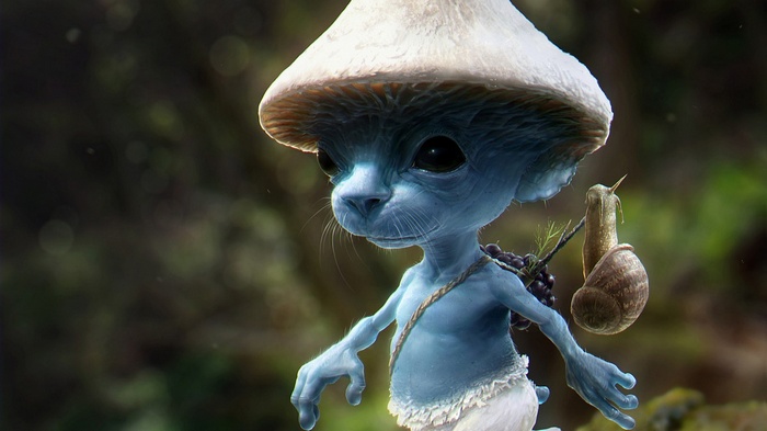 artwork, digital art, fantasy art, smurfs, The Smurfs, render, concept art
