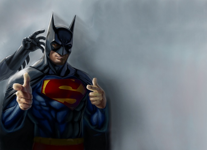 Batman and Superman artwork
