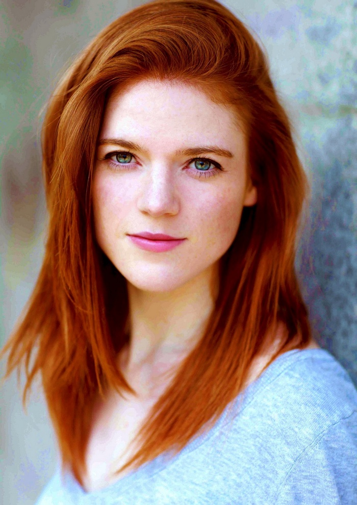 Rose Leslie redhead woman portrait
