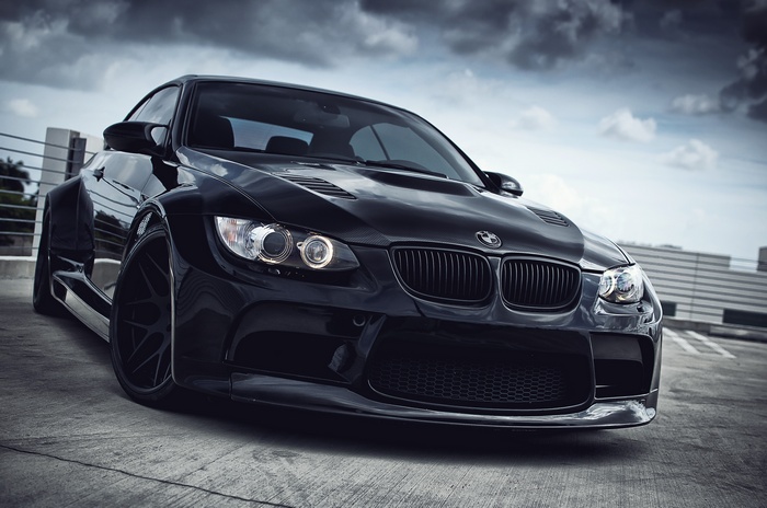 Black BMW M3 Widebody Coupe