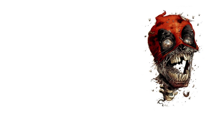 Deadpool Marvel Zombies drawing