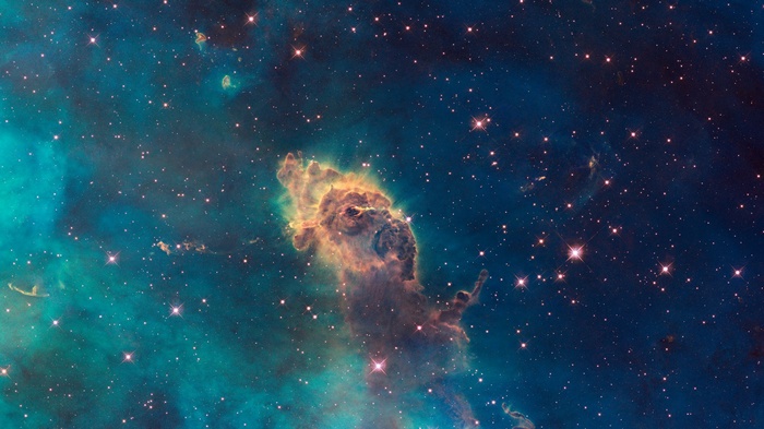 The Carina Nebula in deep space