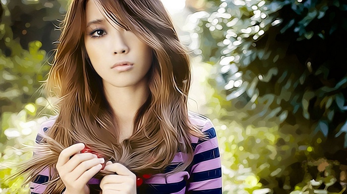 Korean, IU, Asian, women, photo manipulation, model