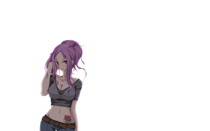 Anemone from Eureka Seven with a rose tattoo