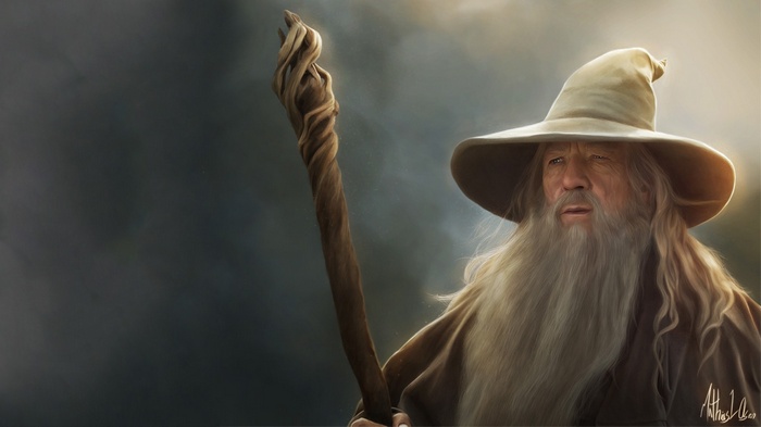 Gandalf the wizard from The Lord of the Rings