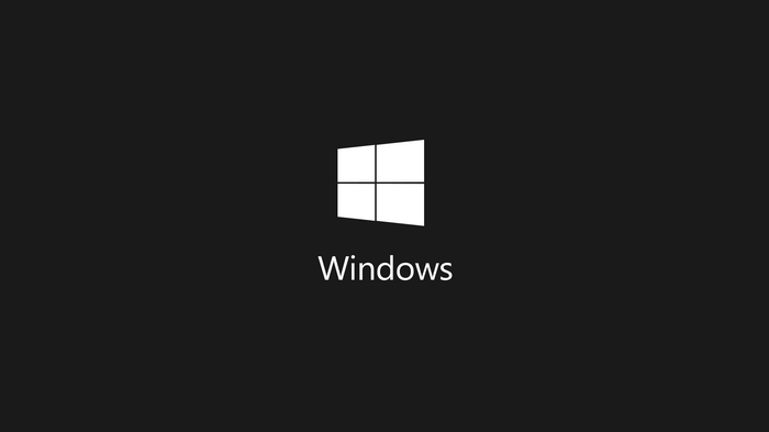 Windows Logo on Dark Background