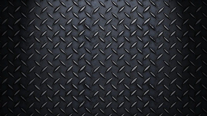 Dark diamond plate steel pattern