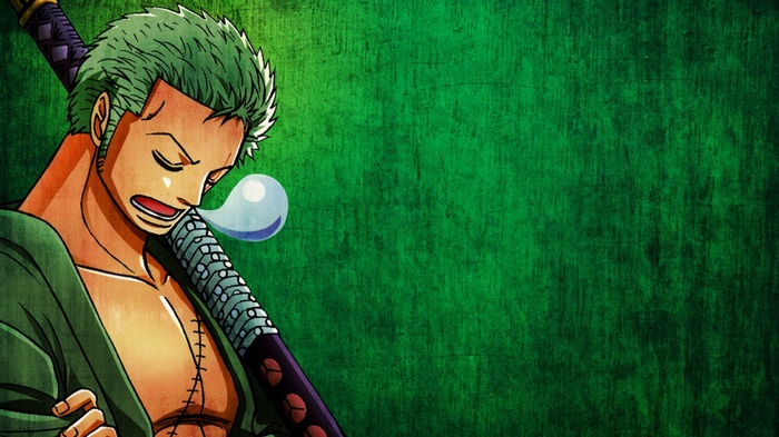 anime boys, One Piece, Roronoa Zoro, bubbles, anime, HD Wallpaper ...