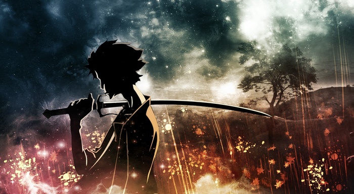 Samurai Champloo anime warrior with sword