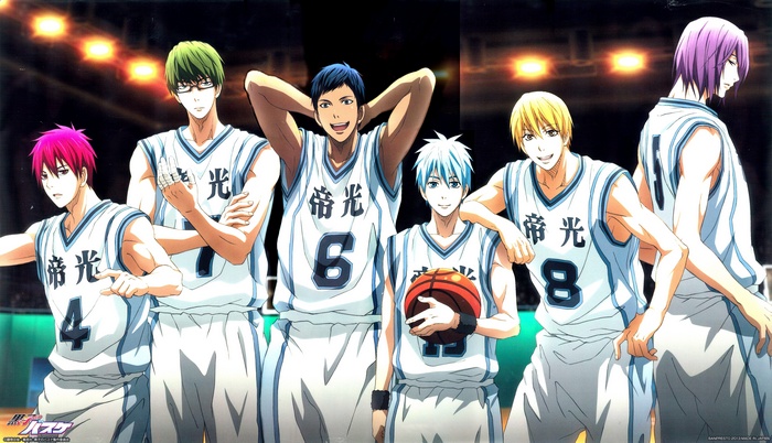 Kuroko Tetsuya, Midorima Shintaro , Kise Ryouta, Akashi Seijuro, Kuroko no Basket, anime boys, Aomine Daiki