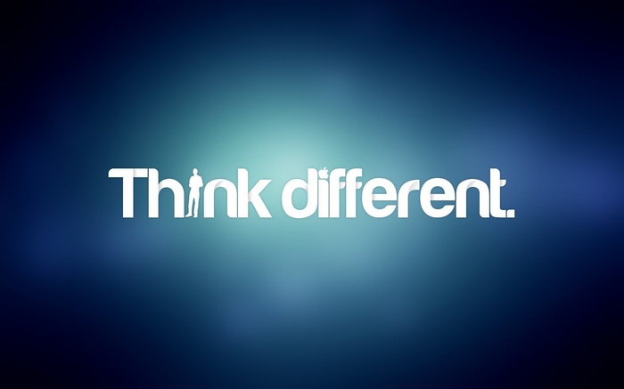 Apple Inc. Think different typography