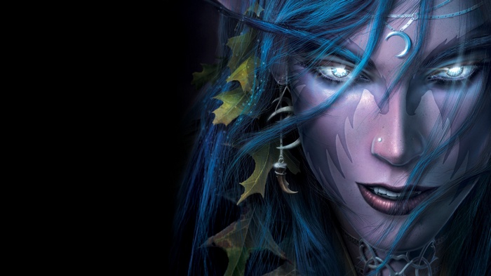 Tyrande Whisperwind, video games, World of Warcraft, Warcraft, fantasy girl