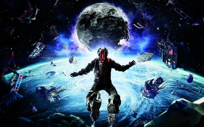 Dead Space 3 Isaac Clarke in Space