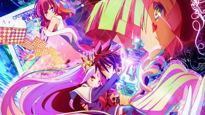 anime girls, Stephanie Dora, Shiro (No Game No Life), Tet (No Game No Life), No Game No Life, Sora (No Game No Life), anime boys
