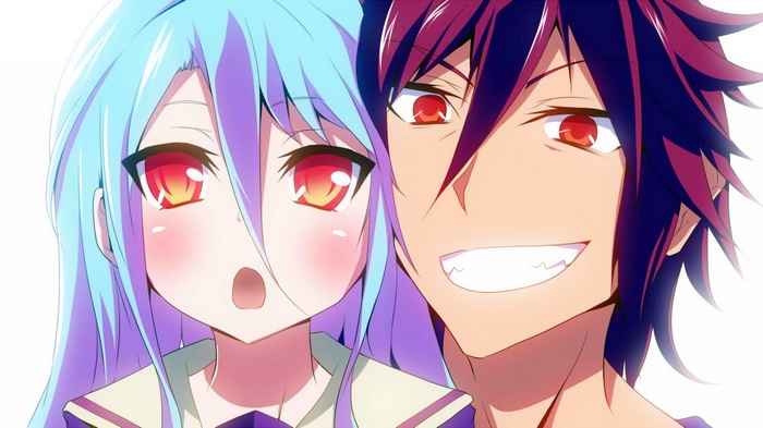 Sora and Shiro from No Game No Life