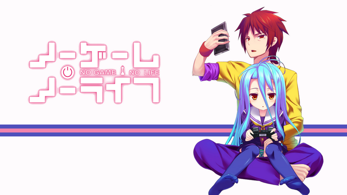 Sora and Shiro from No Game No Life