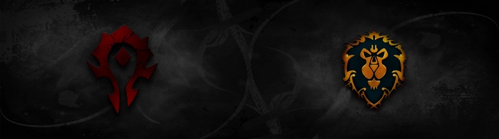 World of Warcraft Horde and Alliance Symbols