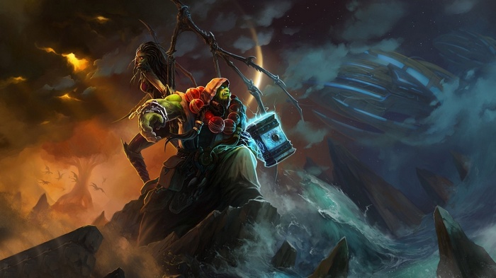 Sarah Kerrigan and Thrall in Heroes of the Storm