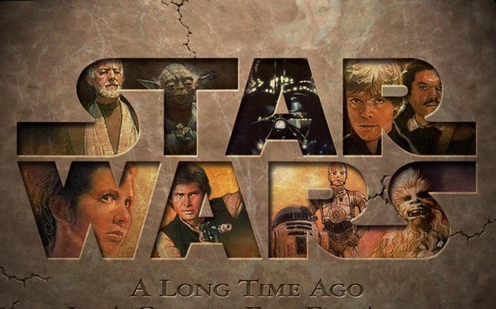 Star Wars collage of characters